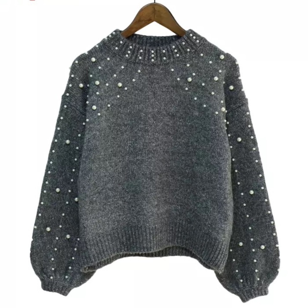 Grey Pearl Sweater